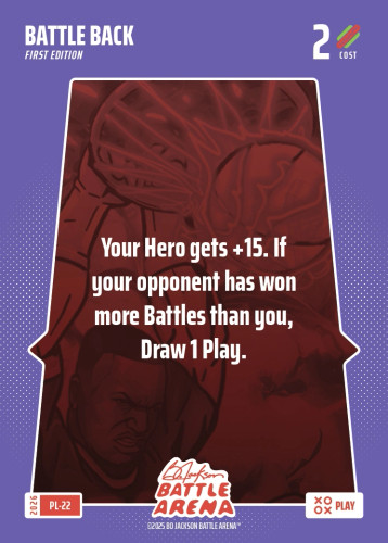 Bo Jackson Battle Arena Play Card - Griffey Set - Battle Back - PL-22 - Cost 2 - BOBA-PL-22
