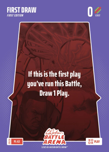 Bo Jackson Battle Arena Play Card - Griffey Set - First Draw - PL-63 - Cost 0 - BOBA-PL-63