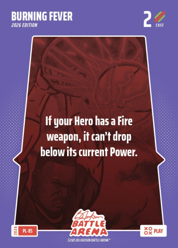 Bo Jackson Battle Arena Play Card - Griffey Set - Burning Fever - PL-85 - Cost 2 - BOBA-PL-85