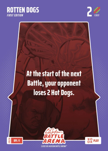 Bo Jackson Battle Arena Bonus Play Card - Griffey Set - Rotten Dogs - BPL-9 - Cost 2 - BOBA-BPL-9