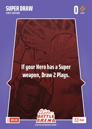 Bo Jackson Battle Arena Bonus Play Card - Griffey Set - Super Draw - BPL-20 - Cost 0 - BOBA-BPL-20