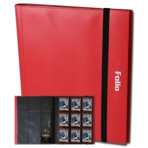 Folio 9-Pocket Album - Red - 1-PF9-RED
