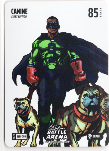 Bo Jackson Battle Arena - Canine - Kenneth Walker lll - Blizzard Battlefoil - Brawl - 85 - Griffey Set - BLBF-769