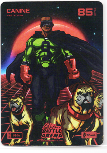 Bo Jackson Battle Arena - Canine - Kenneth Walker lll - Power Glove Battlefoil - Brawl - 85 - Griffey Set - PG-114