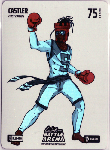 Bo Jackson Battle Arena - Castler - Stephon Castle - Blizzard Battlefoil - Brawl - 75 - Griffey Set - BLBF-786