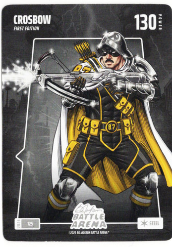Bo Jackson Battle Arena - Crosbow - Sidney Crosby - Base Set - Steel - 130 - Griffey Set - 125