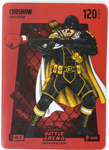 Bo Jackson Battle Arena - Crosbow - Sidney Crosby - Red Battlefoil - Brawl - 120 - Griffey Set - RBF-76