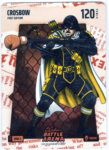 Bo Jackson Battle Arena - Crosbow - Sidney Crosby - Red Headlines Battlefoil - Brawl - 120 - Griffey Set - RHBF-5