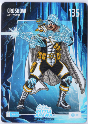 Bo Jackson Battle Arena - Crosbow - Sidney Crosby - Chillin' Battlefoil - Ice - 135 - Griffey Set - CHILL-76
