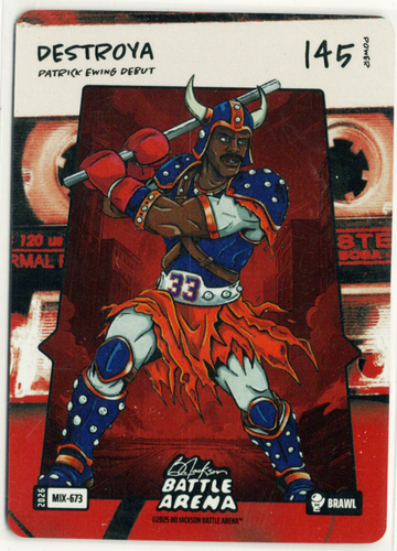 Bo Jackson Battle Arena - Destroya - Patrick Ewing - Mixtape Battlefoil - Brawl - 145 - Griffey Set - MIX-673
