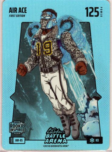 Bo Jackson Battle Arena - Air Ace - Ace Bailey - Blue Battlefoil - Ice - 125 - Griffey Set - BBF-85