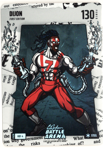 Bo Jackson Battle Arena - Dijon - Bijon Robinson - Headlines Battlefoil - Steel - 130 - Griffey Set - HBF-4