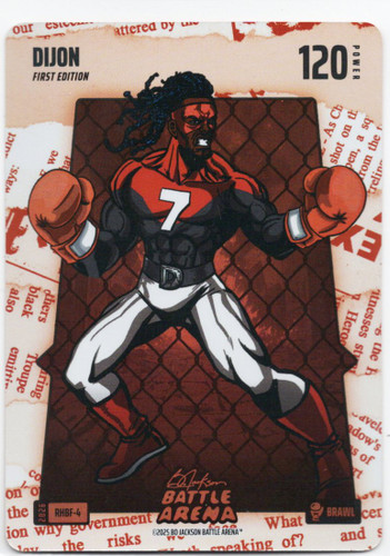 Bo Jackson Battle Arena - Dijon - Bijon Robinson - Red Headlines Battlefoil - Brawl - 120 - Griffey Set - RHBF-4