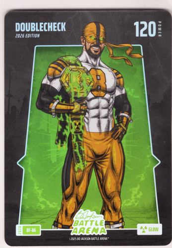 Bo Jackson Battle Arena - Doublecheck - Aaron Rodgers - Battlefoils - Glow - 120 - Griffey Set - BF-86
