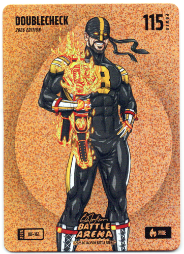 Bo Jackson Battle Arena - Doublecheck - Aaron Rodgers - Icon Battlefoil - Fire - 115 - Griffey Set - IBF-161