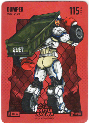 Bo Jackson Battle Arena - Dumper - Cal Raleigh - Red Battlefoil - Brawl - 115 - Griffey Set - RBF-82