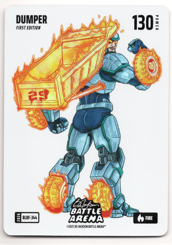 Bo Jackson Battle Arena - Dumper - Cal Raleigh - Blizzard Battlefoil - Fire - 130 - Griffey Set - BLBF-344