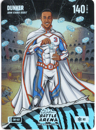Bo Jackson Battle Arena - Dunker - John Starks - Colosseum Battlefoil - Ice - 160 - Griffey Set - CBF-457