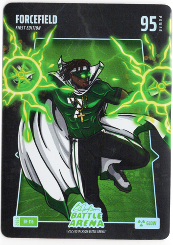 Bo Jackson Battle Arena - Forcefield - Justin Fields - Battlefoils - Glow - 95 - Griffey Set - BF-116