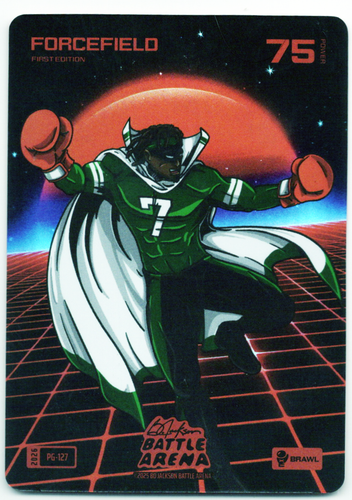 Bo Jackson Battle Arena - Forcefield - Justin Fields - Power Glove Battlefoil - Brawl - 75 - Griffey Set - PG-127
