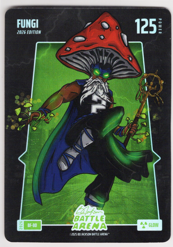 Bo Jackson Battle Arena - Fungi - Kawhi Leonard - Battlefoils - Glow - 125 - Griffey Set - BF-80