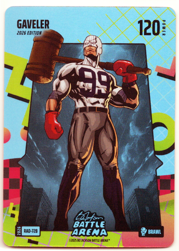 Bo Jackson Battle Arena - Gaveler - Aaron Judge - 80's Rad Battlefoil - Brawl - 120 - Griffey Set - RAD-728