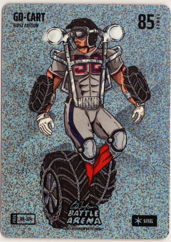 Bo Jackson Battle Arena - Go-Cart - Evan Carter - Icon Battlefoil - Steel - 85 - Griffey Set - IBF-324