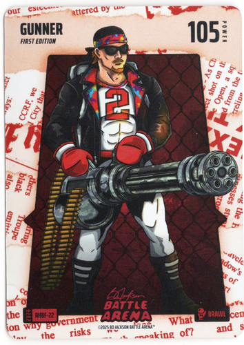 Bo Jackson Battle Arena - Gunner - Gunnar Henderson - Red Headlines Battlefoil - Brawl - 105 - Griffey Set - RHBF-22