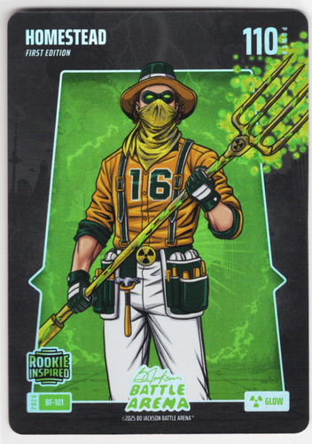 Bo Jackson Battle Arena - Homestead - Nick Kurtz - Battlefoils - Glow - 110 - Griffey Set - BF-101