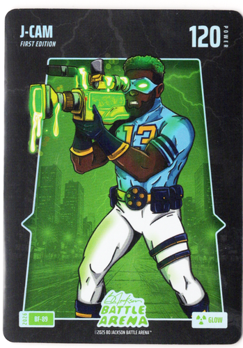 Bo Jackson Battle Arena - J-Cam - Junior Caminero - Battlefoils - Glow - 120 - Griffey Set - BF-89