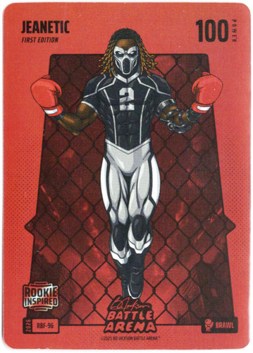 Bo Jackson Battle Arena - Jeanetic - Ashton Jeanty - Red Battlefoil - Brawl - 100 - Griffey Set - RBF-96