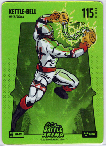 Bo Jackson Battle Arena - Kettle-Bell - Ketel Marte - Green Battlefoil - Glow - 115 - Griffey Set - GBF-107