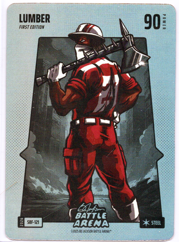 Bo Jackson Battle Arena - Lumber - James Wood - Silver Battlefoil - Steel - 90 - Griffey Set - SBF-121
