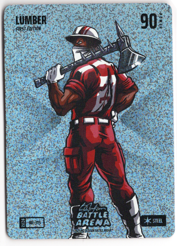 Bo Jackson Battle Arena - Lumber - James Wood - Icon Battlefoil - Steel - 90 - Griffey Set - IBF-315