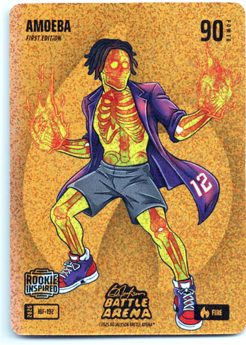 Bo Jackson Battle Arena - Amoeba - Collin Murray- Boyles - Icon Battlefoil - Fire - 90 - Griffey Set - IBF-192
