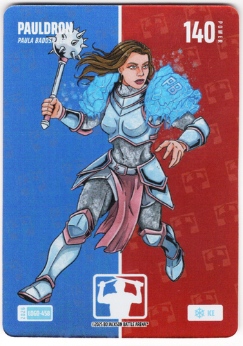 Bo Jackson Battle Arena - Pauldron - Paula Badosa - Logofoil - Ice - 160 - Griffey Set - LOGO-458