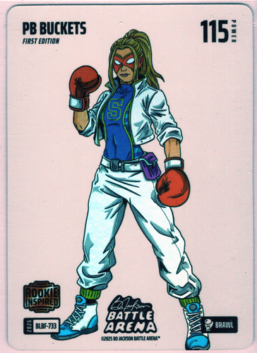 Bo Jackson Battle Arena - PB Buckets - Paige Bueckers - Blizzard Battlefoil - Brawl - 115 - Griffey Set - BLBF-733