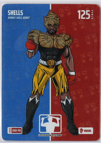 Bo Jackson Battle Arena - Shells - Donnie Shell - Logofoil - Brawl - 125 - Griffey Set - LOGO-705