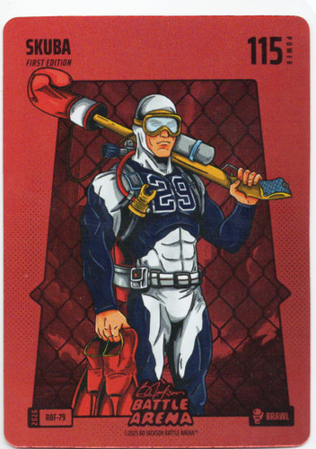 Bo Jackson Battle Arena - Skuba - Tarik Skubal - Red Battlefoil - Brawl - 115 - Griffey Set - RBF-79