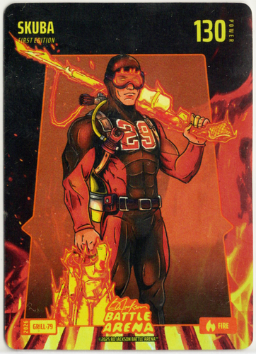 Bo Jackson Battle Arena - Skuba - Tarik Skubal - Grillin' Battlefoil - Fire - 130 - Griffey Set - GRILL-79