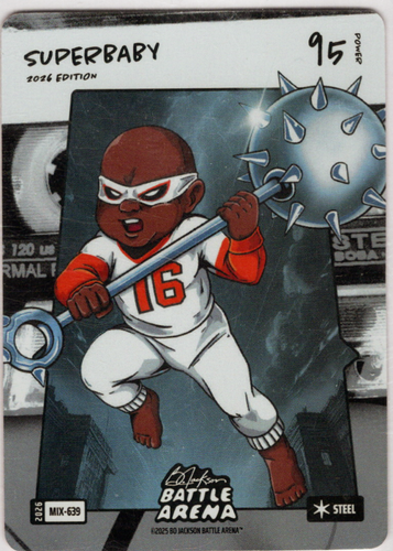 Bo Jackson Battle Arena - Superbaby - Rafael Devers - Mixtape Battlefoil - Steel - 95 - Griffey Set - MIX-639