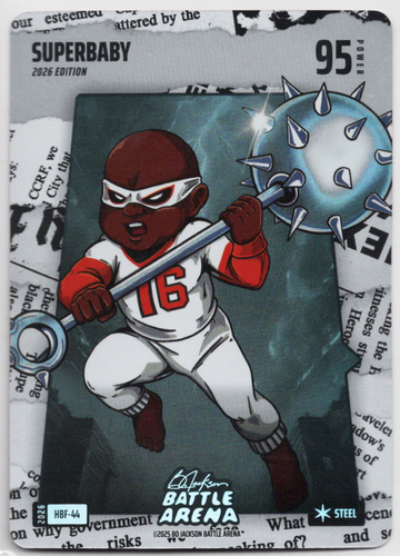 Bo Jackson Battle Arena - Superbaby - Rafael Devers - Headlines Battlefoil - Steel - 95 - Griffey Set - HBF-44