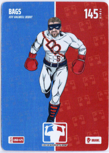 Bo Jackson Battle Arena - Bags - Jeff Bagwell - Logofoil - Brawl - 145 - Griffey Set - LOGO-675