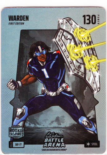 Bo Jackson Battle Arena - Warden - Cam Ward - Silver Battlefoil - Steel - 130 - Griffey Set - SBF-77