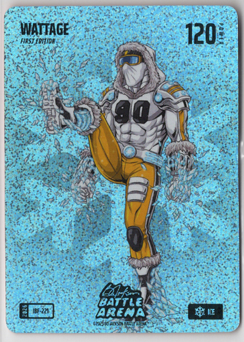 Bo Jackson Battle Arena - Wattage - TJ Watt - Icon Battlefoil - Ice - 120 - Griffey Set - IBF-221