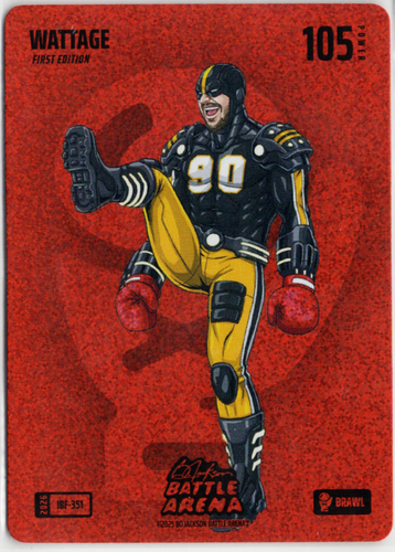 Bo Jackson Battle Arena - Wattage - TJ Watt - Icon Battlefoil - Brawl - 105 - Griffey Set - IBF-351