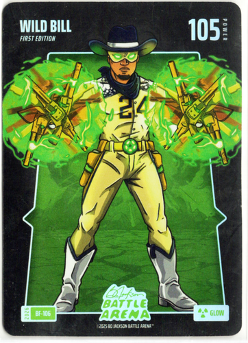 Bo Jackson Battle Arena - Wild Bill - William Contreras - Battlefoils - Glow - 105 - Griffey Set - BF-106