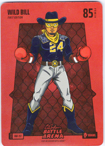 Bo Jackson Battle Arena - Wild Bill - William Contreras - Red Battlefoil - Brawl - 85 - Griffey Set - RBF-117