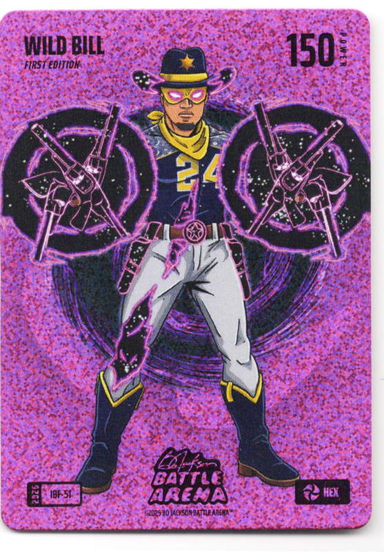 Bo Jackson Battle Arena - Wild Bill - William Contreras - Icon Battlefoil - Hex - 150 - Griffey Set - IBF-51