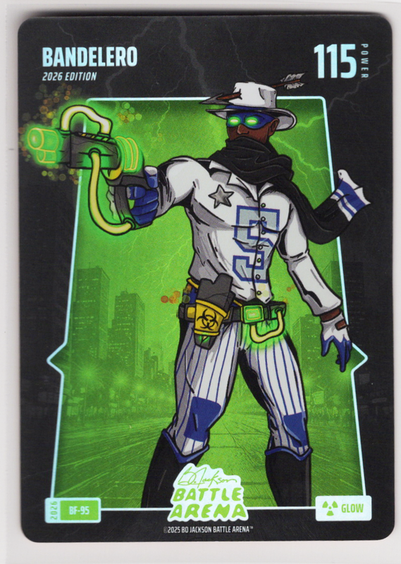 Bo Jackson Battle Arena - Bandelero - Paulo Banchero - Battlefoils - Glow - 115 - Griffey Set - BF-95